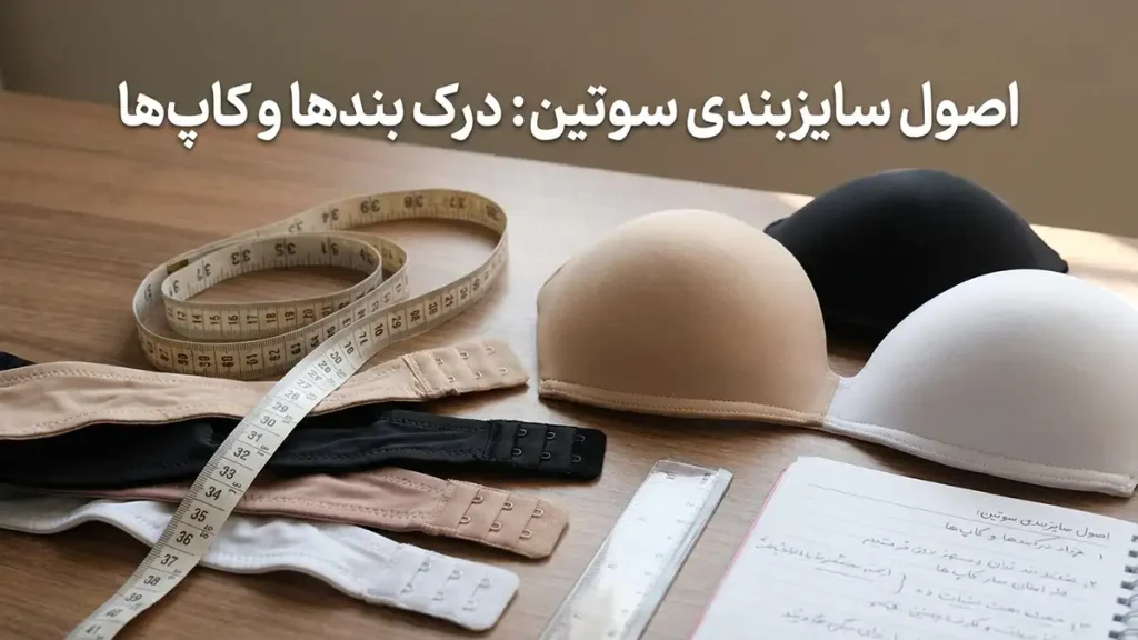 چطور بفهمیم سایز سوتین مون چنده: راهنمای کامل و حرفهای اصول اولیه سایزبندی سوتین: آشنایی با بند و کاپ