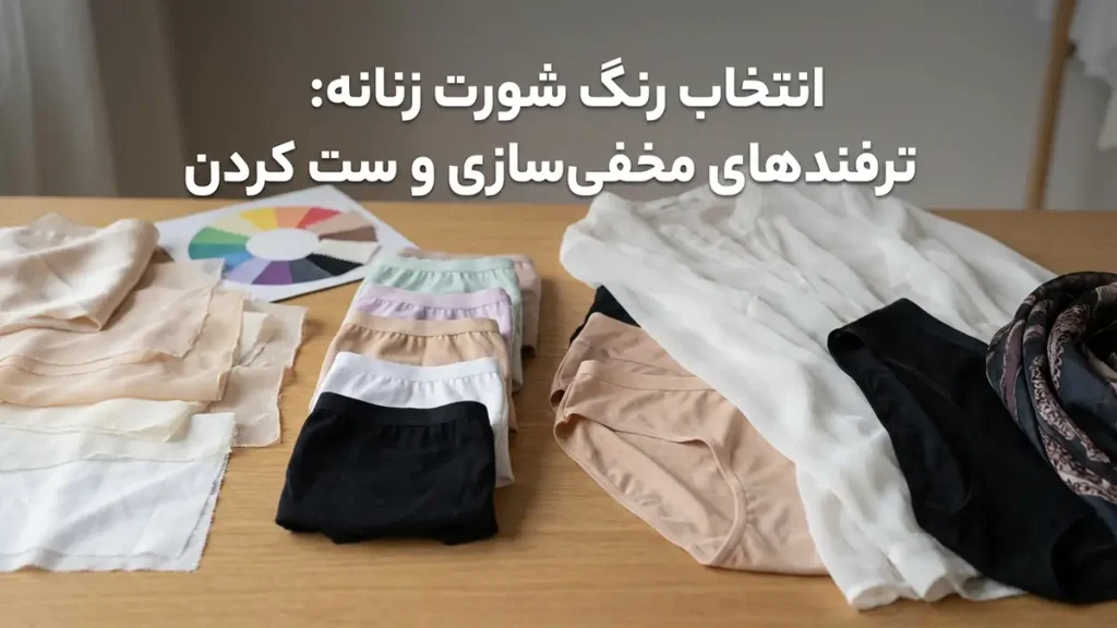 چطور شورت مناسب برای لباسهای نازک انتخاب کنیم: راهنمای جامع پنهانسازی و زیبایی انتخاب رنگ شورت: ترفندهای پنهانسازی و تطبیق