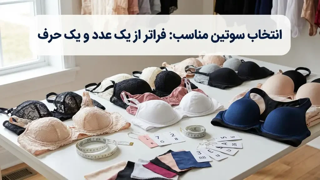 سایز سوتین از چند شروع میشه؟ راهنمای جامع برای انتخاب صحیح انتخاب سوتین مناسب: فراتر از یک عدد و حرف