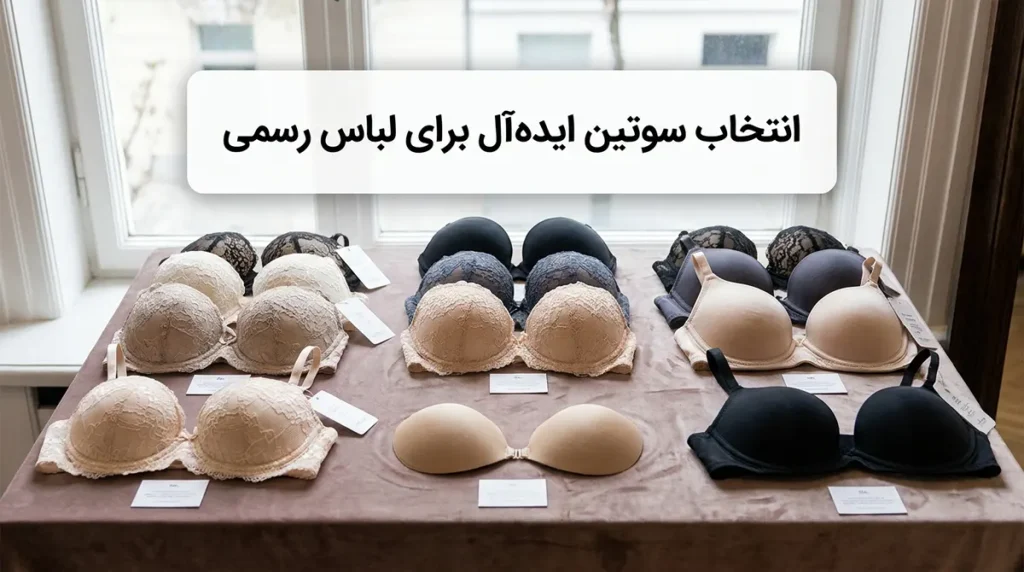 انتخاب سوتین ایده‌آل برای لباس‌های رسمی