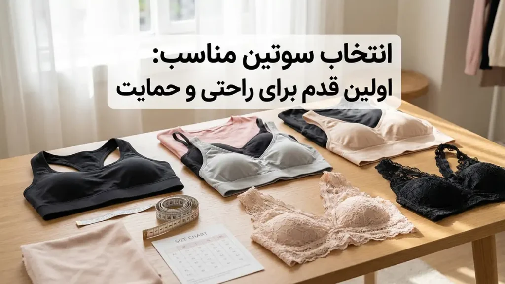 چطور سوتین را بپوشیم انتخاب سوتین مناسب: اولین گام برای راحتی و حمایت