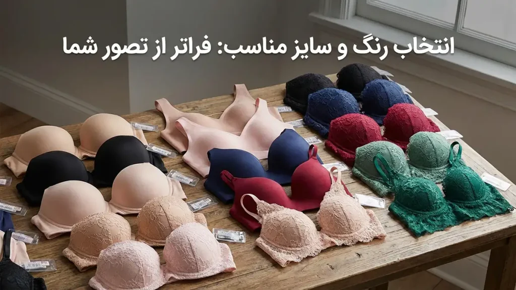انتخاب رنگ و سایز مناسب: فراتر از تصور