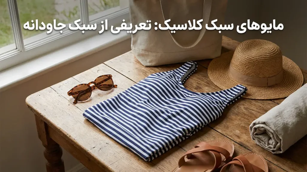 مایو برای استایل کلاسیک: راهنمای جامع شیکپوشی جاودانه مایو کلاسیک: تعریف استایلی جاودانه