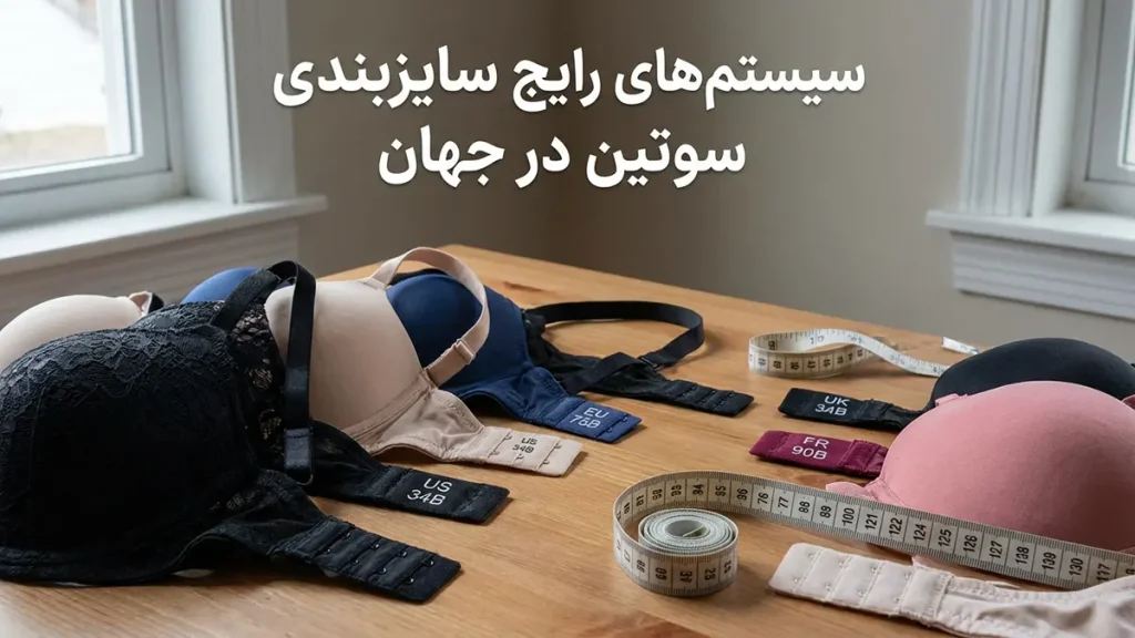 سایز سوتین های خارجی به ایرانی: راهنمای جامع تبدیل و انتخاب ایدهآل سیستمهای متداول سایزبندی سوتین در جهان