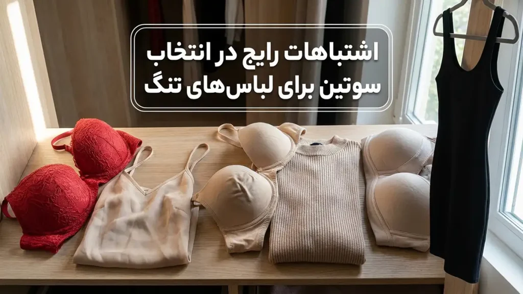 اشتباهات رایج در انتخاب سوتین برای لباس‌های تنگ و راه حل آن‌ها