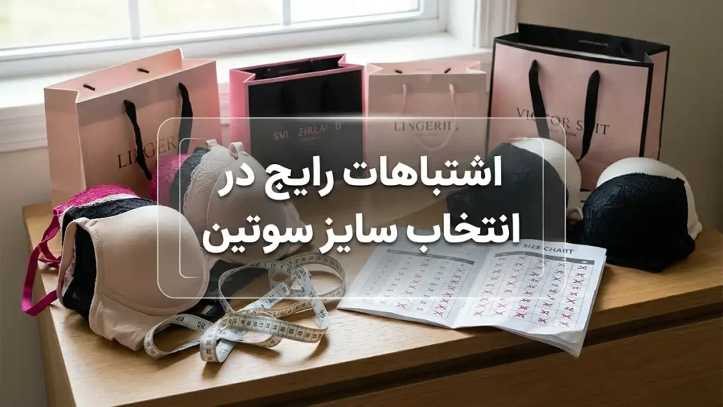 بهترین سایز سوتین چیست؟ راهنمای جامع انتخاب و اندازهگیری سوتین مناسب اشتباهات رایج در انتخاب سایز سوتین که باید از آنها اجتناب کنید
