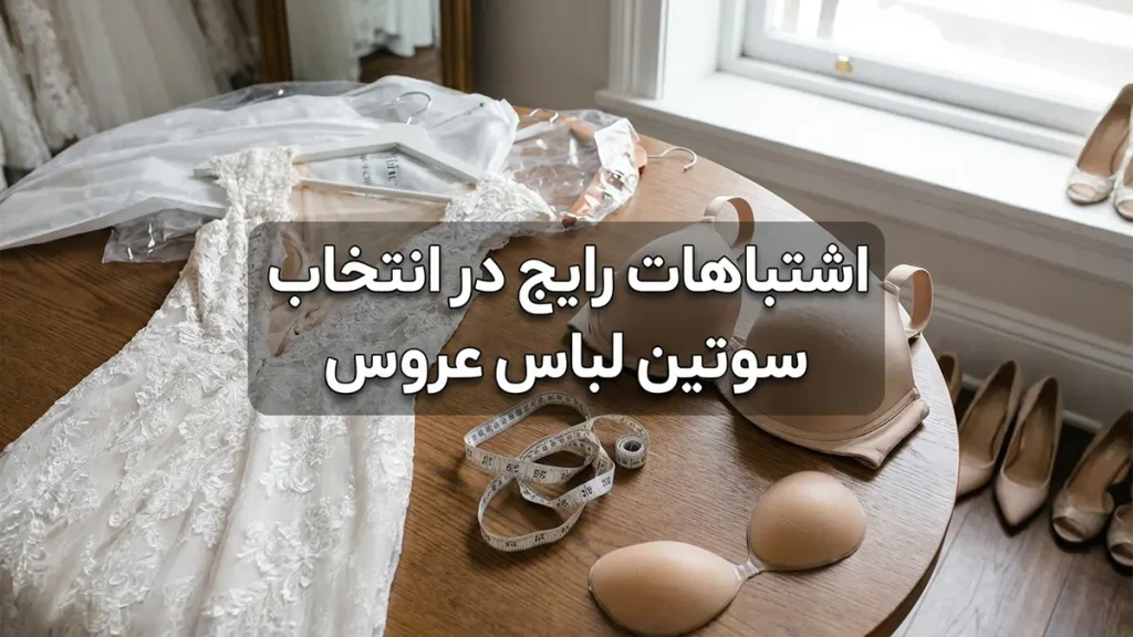 بهترین سوتین برای لباس عروس: راهنمای جامع انتخاب برای روزی فراموشنشدنی اشتباهات رایج در انتخاب سوتین لباس عروس و راهکارهای آن