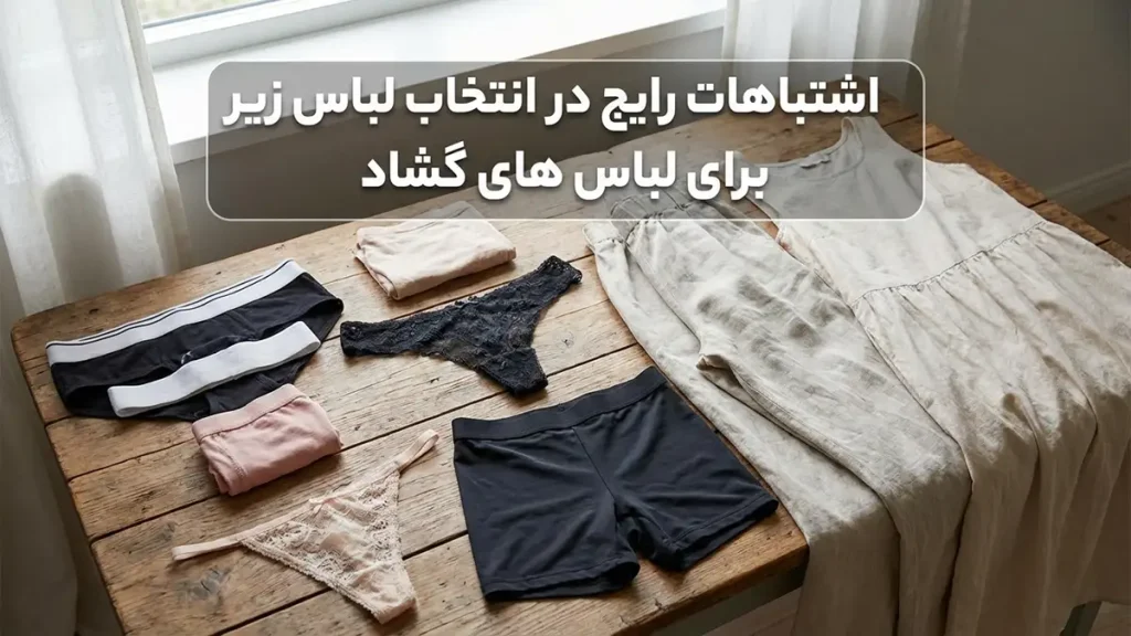 لباس زیر مناسب لباسهای گشاد: راهنمای جامع برای ظاهری بینقص و راحتی مطلوب اشتباهات رایج در انتخاب لباس زیر برای لباسهای گشاد