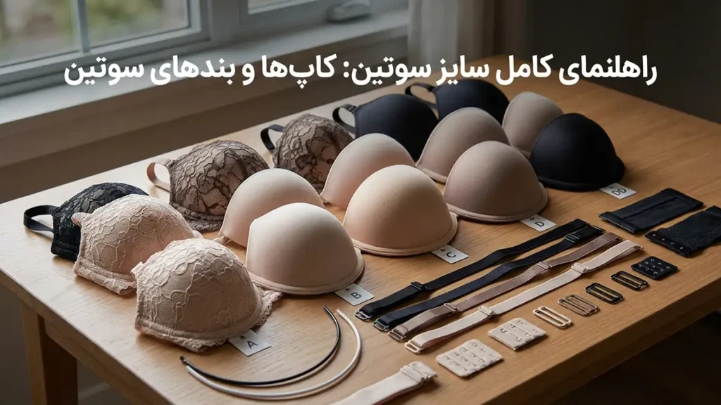 سایز سوتین تا چند داریم؟ یک راهنمای جامع و کاربردی راهنمای کامل سایزبندی سوتین: کاپ و بند سوتین