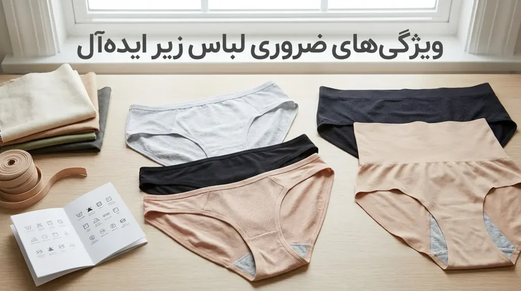 لباس زیر مناسب برای استفاده طولانی: راهنمای جامع سلامت و راحتی ویژگیهای اساسی لباس زیر ایدهآل