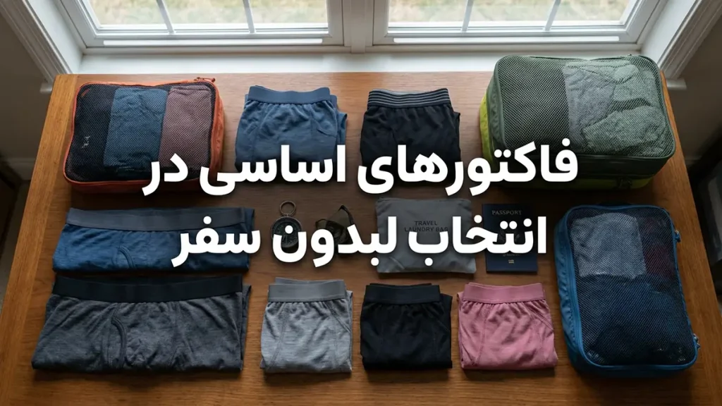 فاکتورهای اساسی در انتخاب لباس زیر سفر