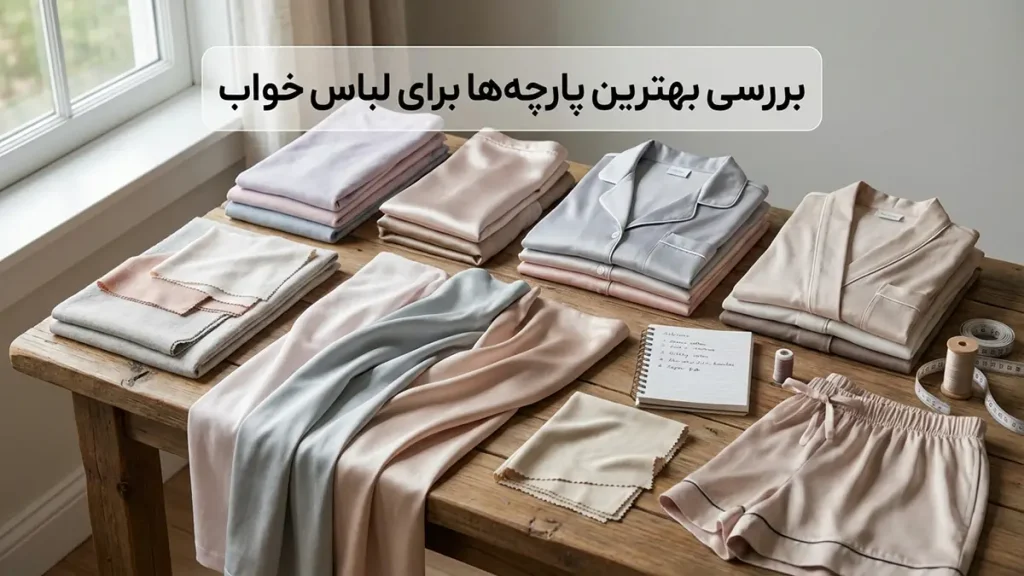 بررسی بهترین پارچه‌ها برای لباس خواب