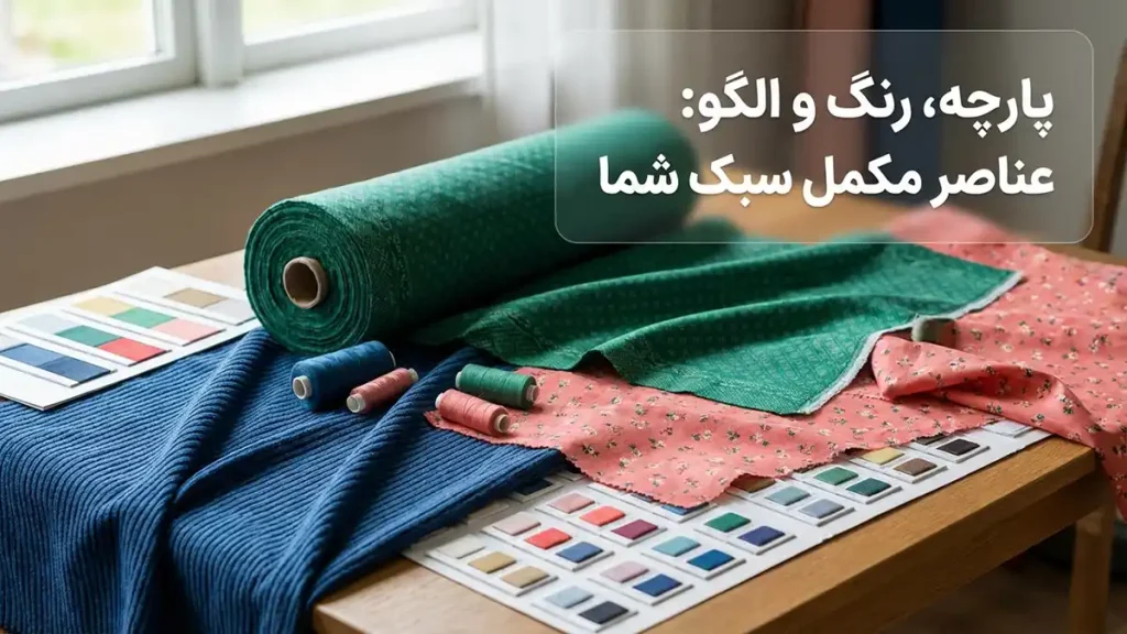 جنس پارچه، رنگ و طرح: عناصر مکمل استایل شما