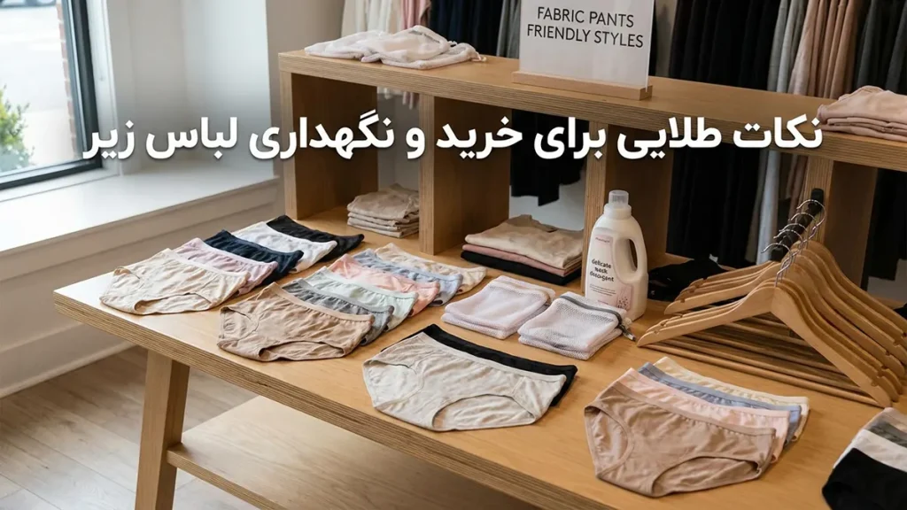نکات طلایی برای خرید و نگهداری لباس زیر