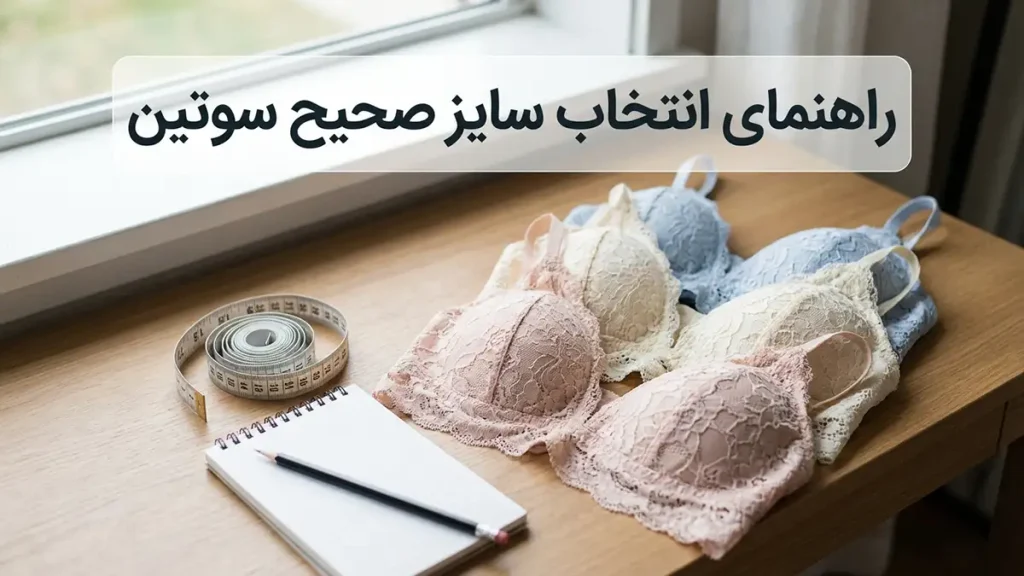 راهنمای انتخاب سایز مناسب سوتین: قدم به قدم تا فیت ایده‌آل
