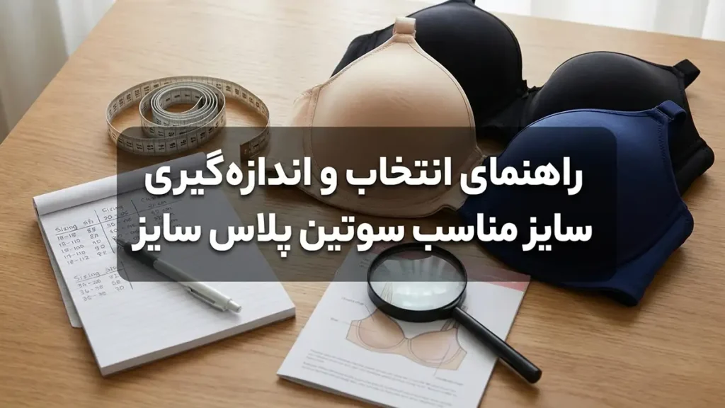 راهنمای انتخاب و اندازه‌گیری صحیح سوتین سایز بزرگ