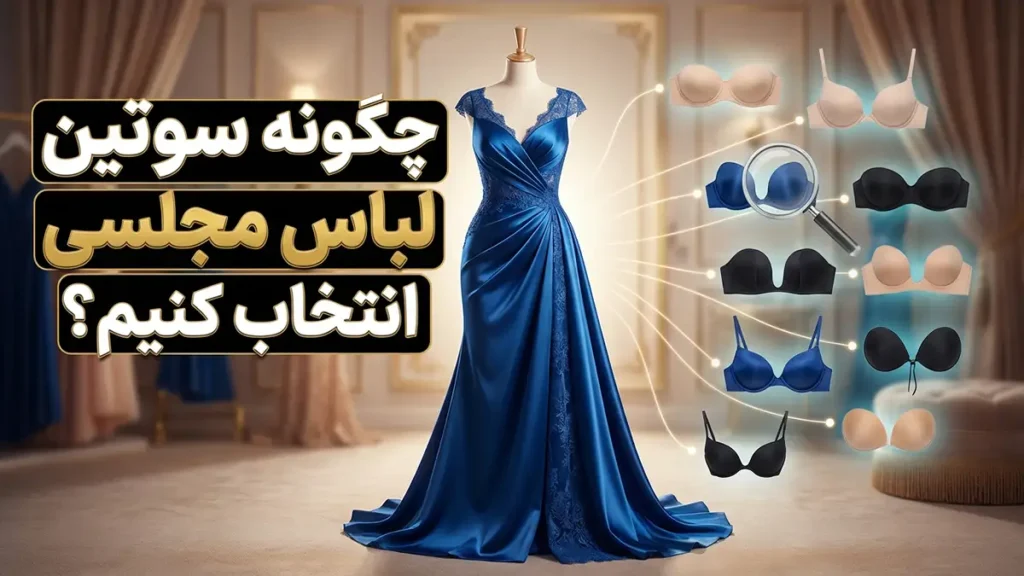 چطور سوتین مناسب لباس مجلسی انتخاب کنیم؟