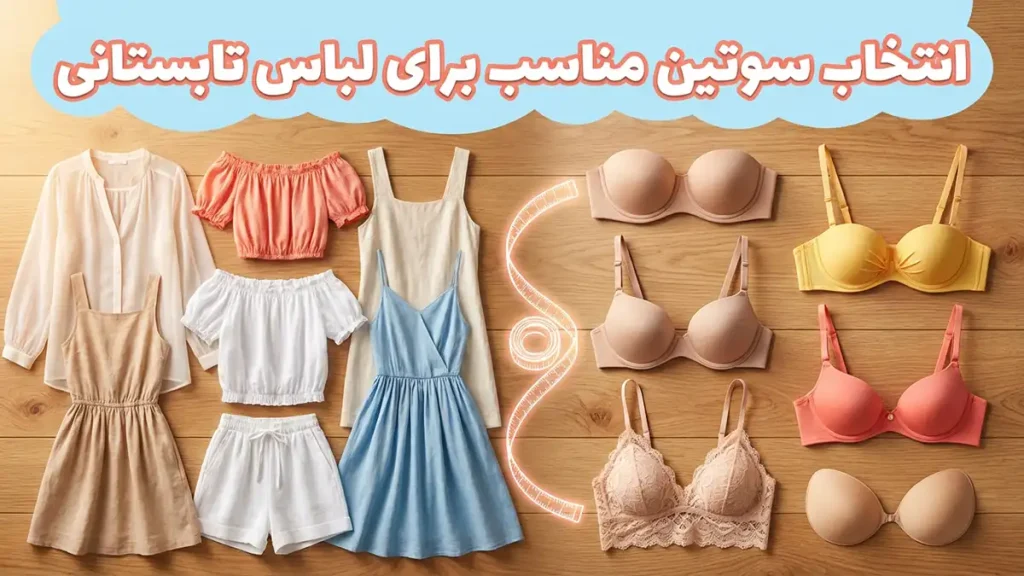 چطور سوتین مناسب برای لباس‌های تابستانی انتخاب کنیم؟