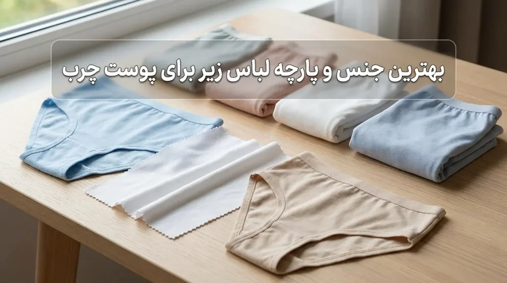 لباس زیر مناسب پوست چرب: راهنمای جامع برای سلامت و راحتی جنس و متریال ایدهآل برای لباس زیر پوست چرب