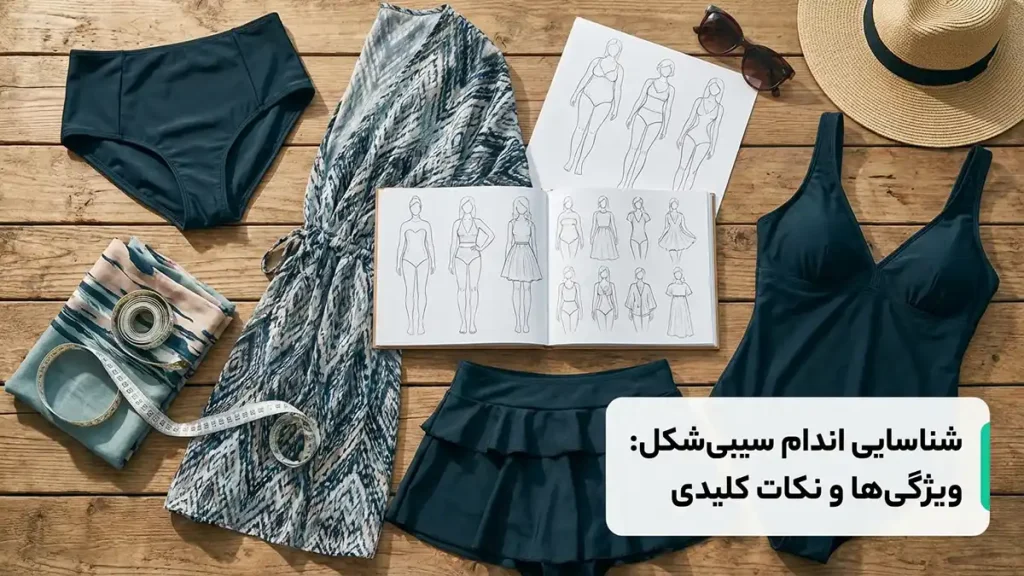 مایو مناسب بدن سیبی شکل: راهنمای جامع انتخاب شناسایی فرم بدن سیبی شکل: ویژگیها و نکات کلیدی