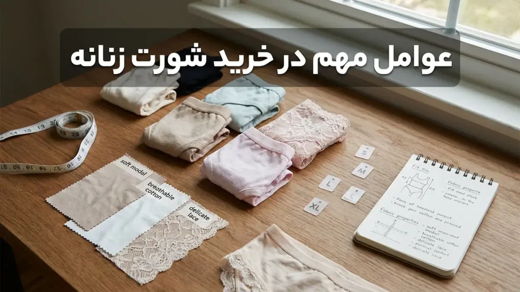 بهترین شورت زنانه: راهنمای جامع برای انتخاب آگاهانه فاکتورهای مهم هنگام خرید شورت زنانه
