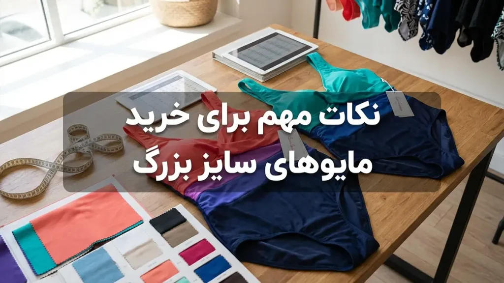 مایو مناسب افراد درشتاندام: راهنمای جامع انتخاب، خرید و استایل نکات مهم برای خرید مایو درشتاندام