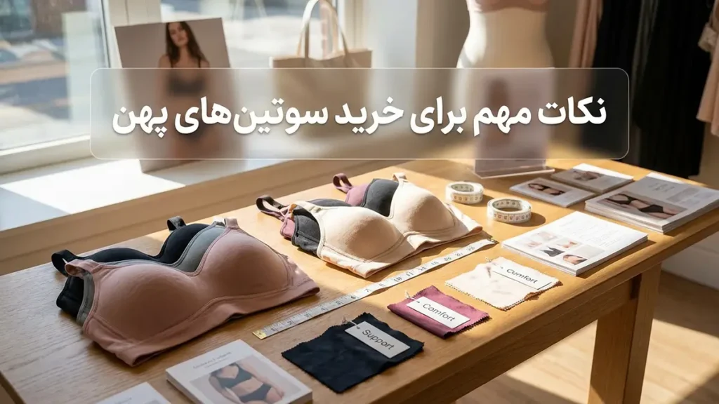 بهترین مارک سوتین کش پهن: راهنمای جامع انتخاب و خرید نکات مهم در خرید سوتین کش پهن