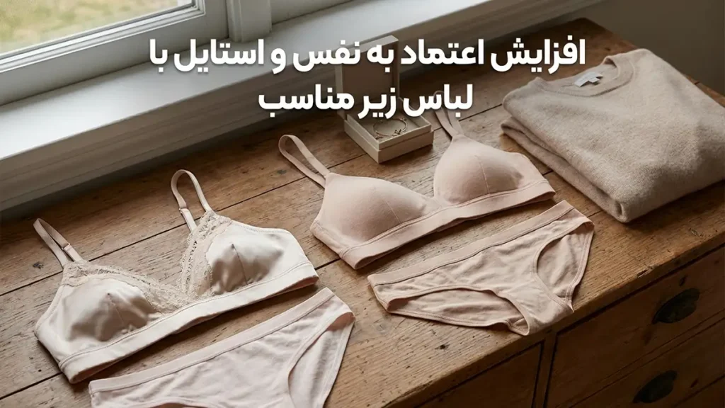 افزایش اعتماد به نفس و استایلینگ با لباس زیر مناسب