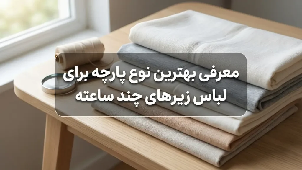 لباس زیر مناسب برای استفاده چندساعته: راهنمای جامع انتخاب و نگهداری معرفی بهترین جنسهای پارچه برای لباس زیر چندساعته