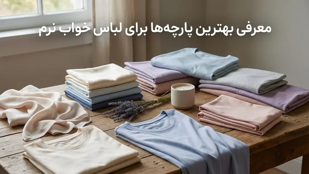 معرفی بهترین پارچه‌ها برای لباس خواب لطیف