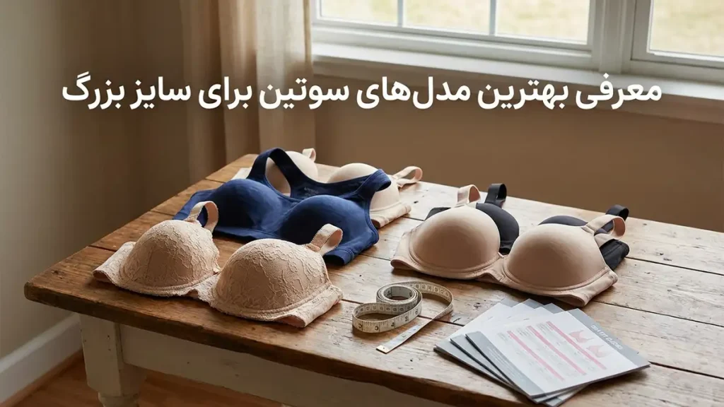 معرفی انواع سوتین ایده‌آل برای سایزهای بزرگ