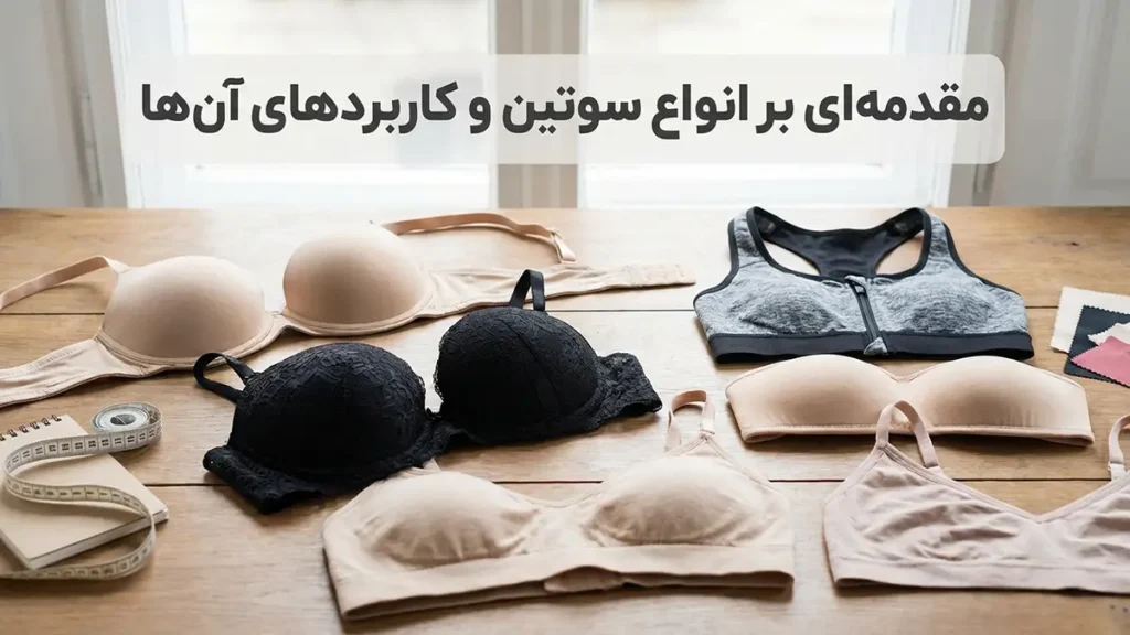 چگونه سوتین بخریم: راهنمای جامع برای انتخابی ایدهآل و سلامتی شما آشنایی با انواع سوتین و کاربرد آنها