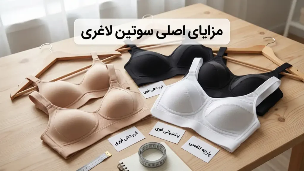 بهترین مارک سوتین لاغری: راهنمای جامع برای انتخاب هوشمندانه مزایای کلیدی سوتین لاغری