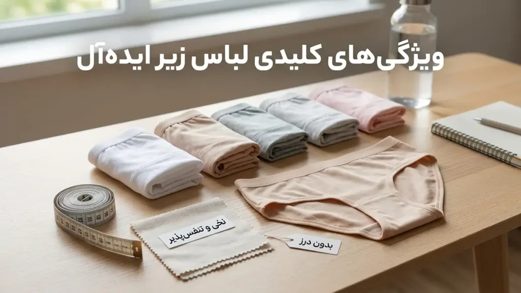 لباس زیر مناسب فعالیتهای روزانه طولانی ویژگیهای کلیدی لباس زیر ایدهآل