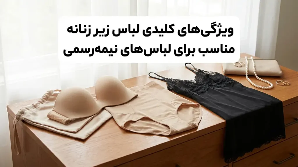 لباس زیر مناسب لباسهای نیمهرسمی: راهنمای جامع برای استایلی بینقص ویژگیهای کلیدی لباس زیر مناسب لباسهای نیمهرسمی