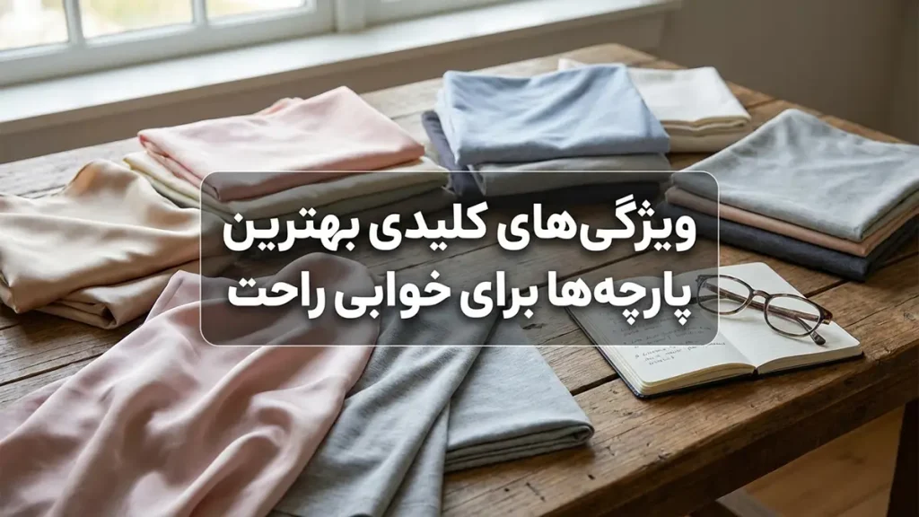 ویژگی‌های کلیدی بهترین پارچه‌ها برای خوابی راحت