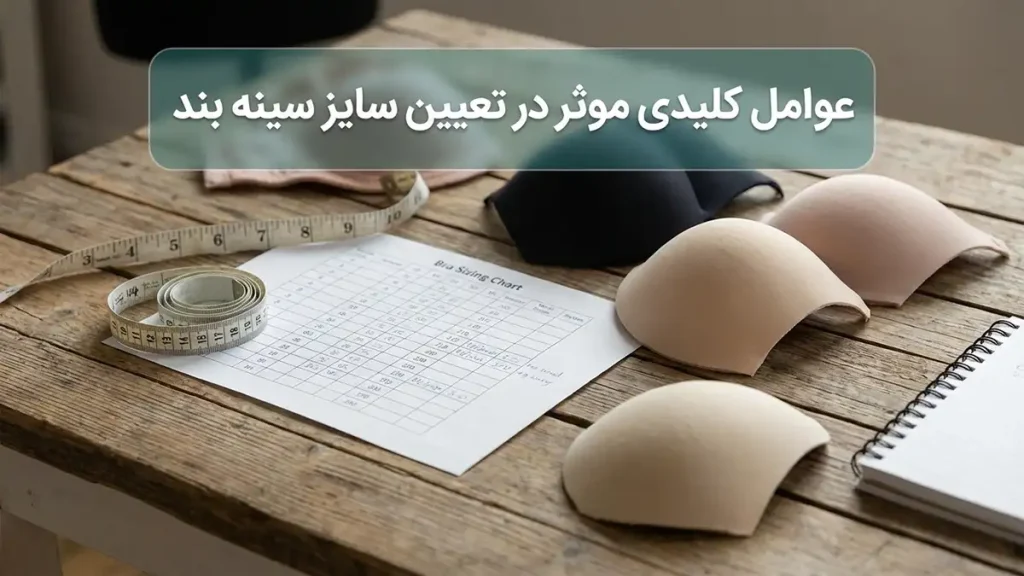 سایز سوتین از چند شروع میشه؟ راهنمای جامع برای انتخاب صحیح عوامل کلیدی موثر بر تعیین سایز سوتین