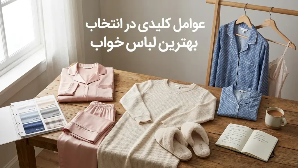 چطور لباس خواب مناسب انتخاب کنیم؟ راهنمای جامع برای خوابی راحتتر فاکتورهای کلیدی در انتخاب بهترین لباس خواب