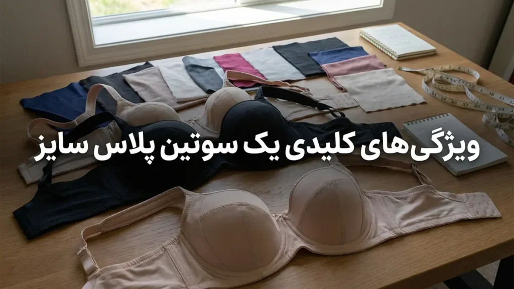 چطور سوتین مناسب سایز بزرگ انتخاب کنیم؟ ویژگیهای کلیدی سوتین مناسب برای سایز بزرگ