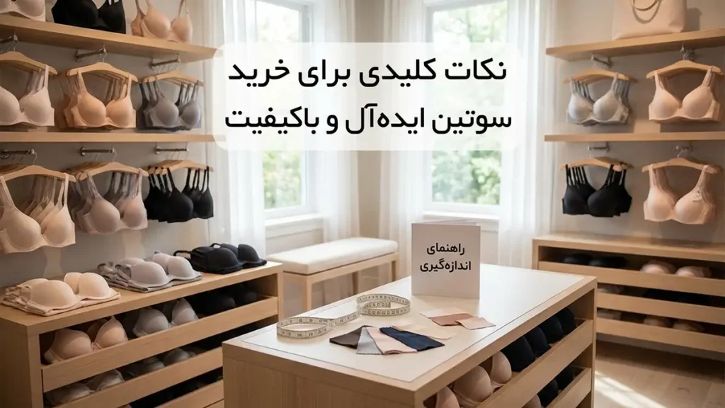 سایز سوتین بر چه اساسی است؟ راهنمای جامع اندازهگیری و انتخاب نکات کلیدی برای خرید سوتین ایدهآل و با کیفیت