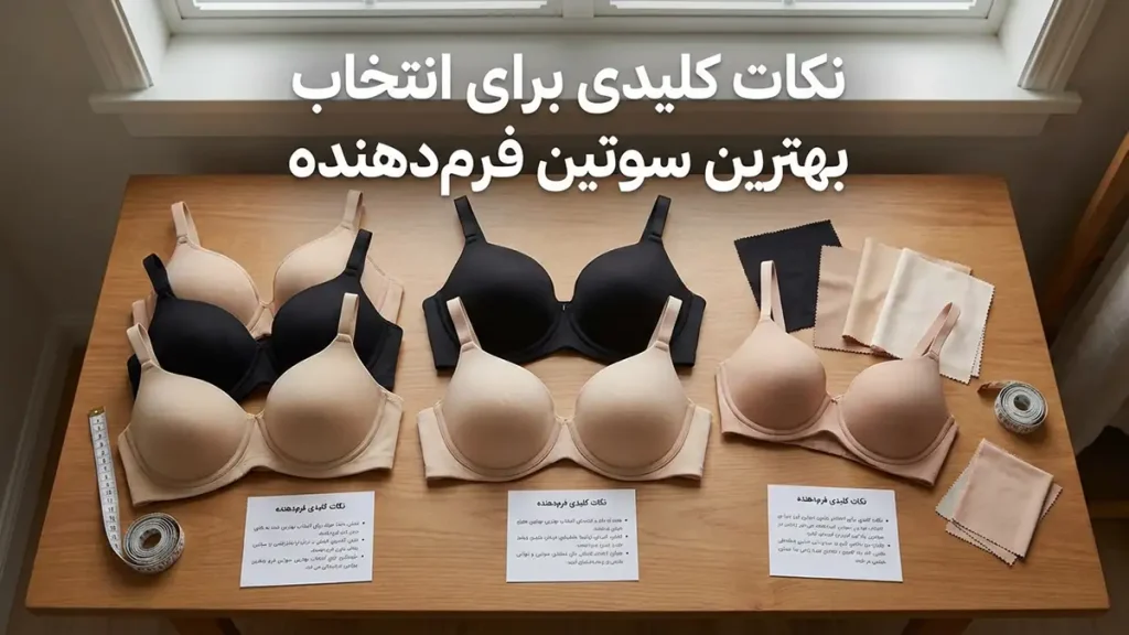بهترین سوتین فرم دهنده: راهنمایی جامع برای انتخابی بینظیر نکات کلیدی برای انتخاب بهترین سوتین فرم دهنده