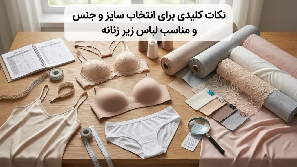 لباس زیر مناسب لباسهای آستینحلقهای نکات کلیدی برای انتخاب سایز و جنس لباس زیر مناسب