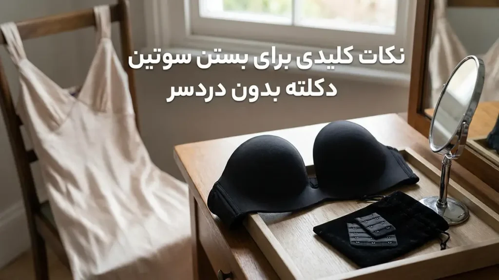 بستن سوتین برای لباس دکلته نکات کلیدی برای بستن سوتین دکلته بدون دردسر