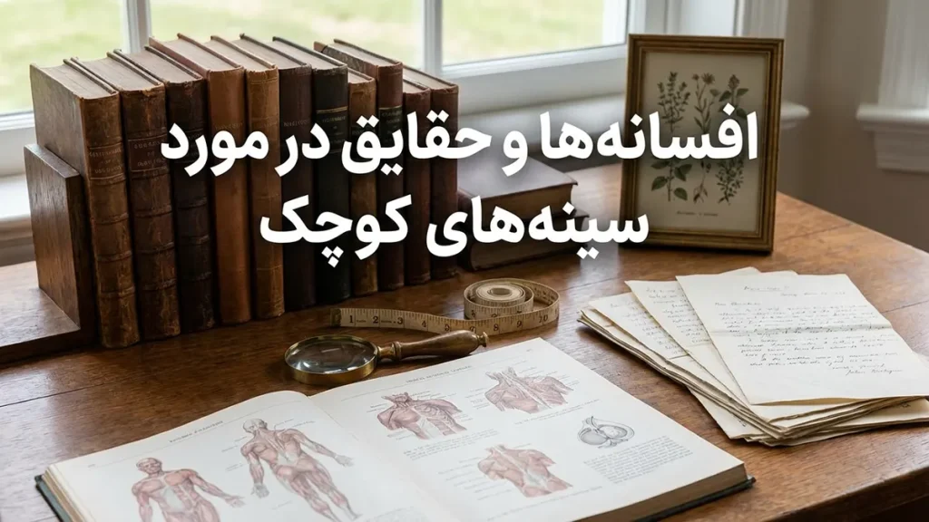 کوچکترین سایز سوتین زنانه افسانهها و واقعیتها درباره سینههای کوچک