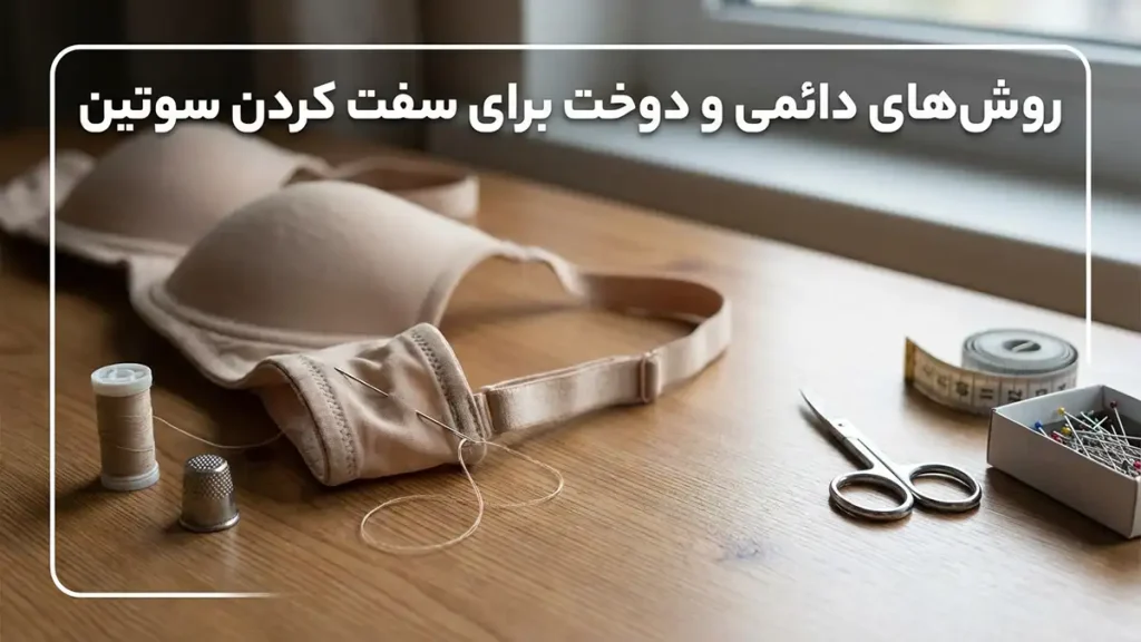 روش‌های دائمی و خیاطی برای تنگ کردن سوتین