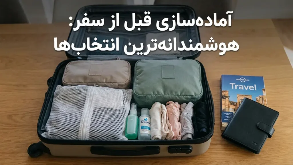 چطور لباس زیر رو در سفر تمیز نگه داریم آمادهسازی قبل از سفر: هوشمندانهترین انتخابها