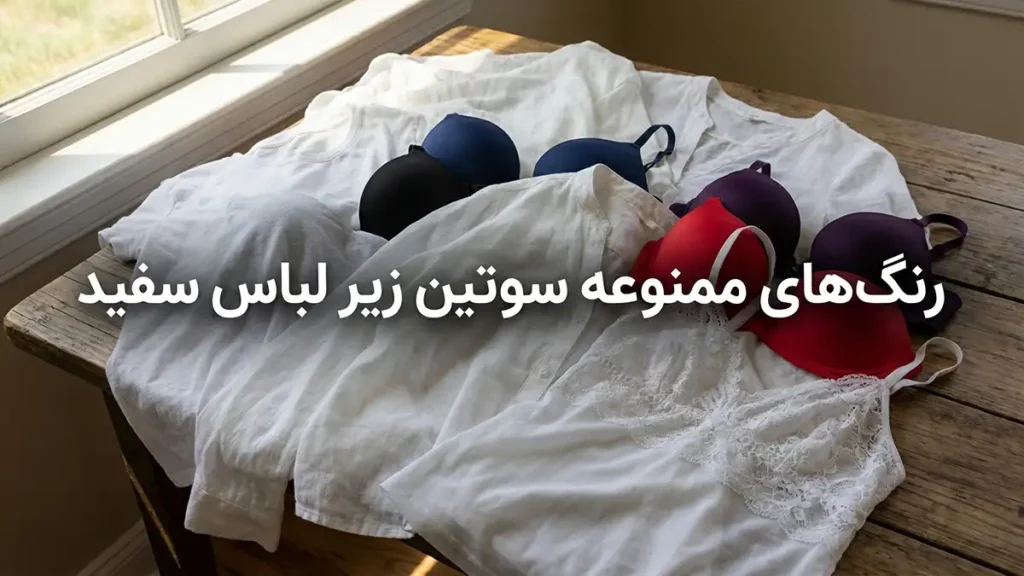 بهترین رنگ سوتین برای لباس سفید: کشف راز نامرئی بودن رنگهای ممنوعه سوتین زیر لباس سفید