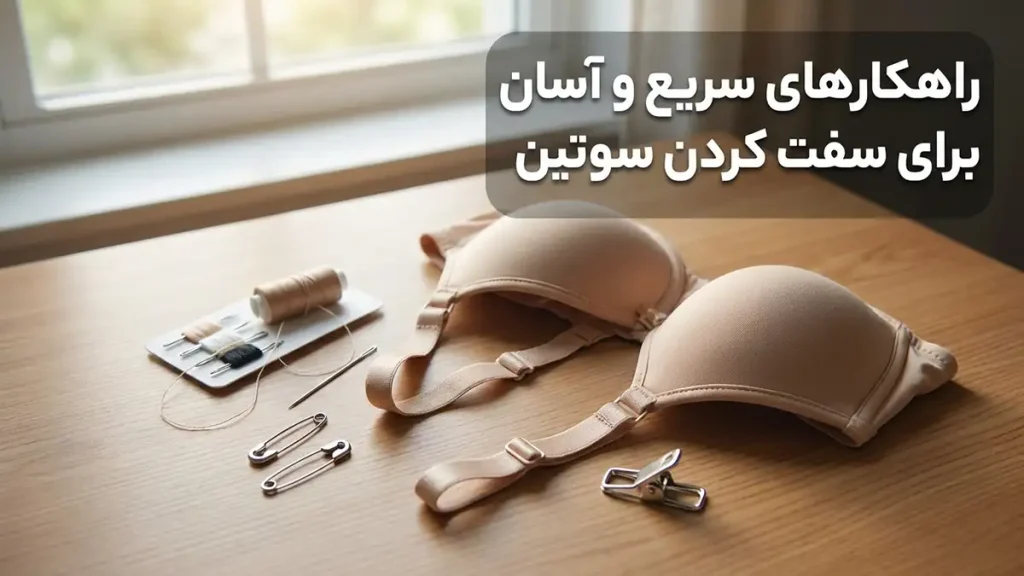 راه‌حل‌های فوری و آسان برای تنگ کردن سوتین