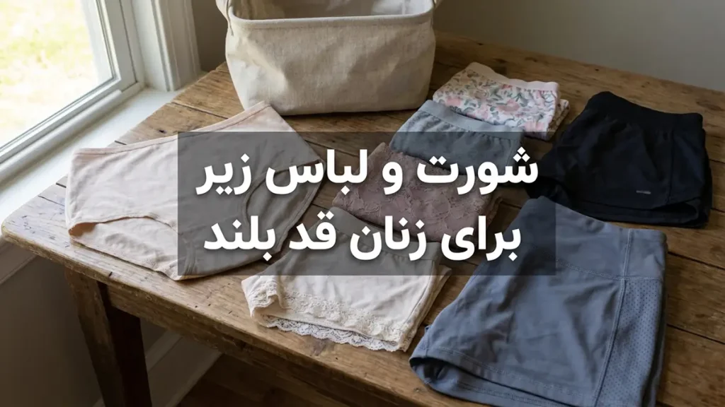 لباس زیر مناسب بانوان قدبلند: راهنمای جامع انتخاب برای راحتی و اعتماد به نفس شورت و لباس زیر متناسب با قد بلند