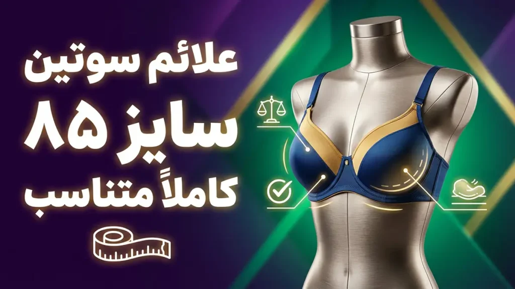 سایز 85 چیست؟ راهنمای کامل انتخاب سایز لباس زیر نشانههای یک سوتین با سایز 85 کاملاً فیت